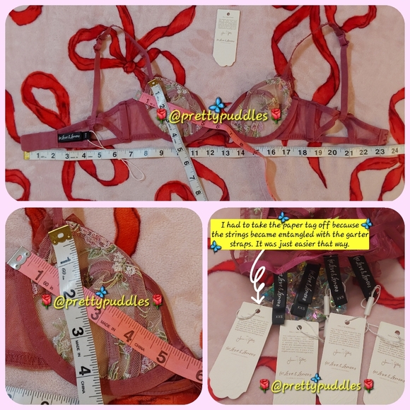 💐 2pc For Love & Lemons Camila Bra & H-W Cheeky Set 💐 - Picture 6 of 14